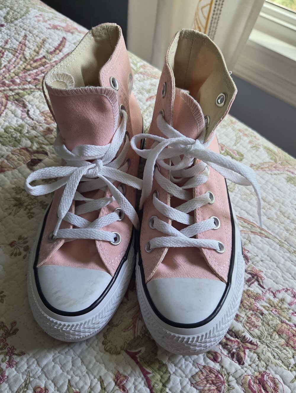 Converse Pink High-Top Canvas Sneakers